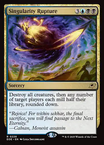 Singularity Rupture - eoe Spoiler