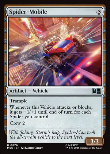 Spider-Mobile - msc Spoiler