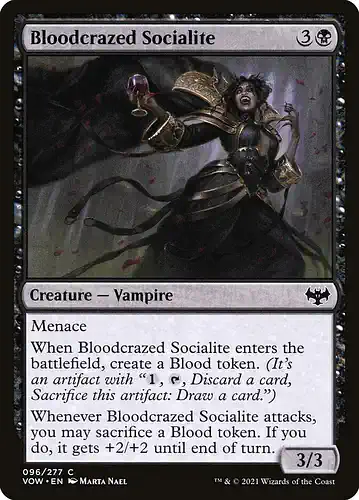 Bloodcrazed Socialite - vow Spoiler