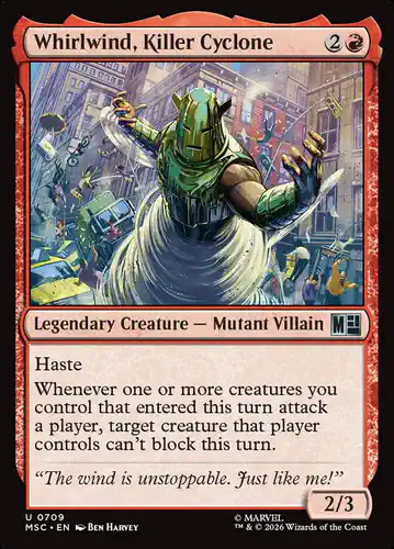 Whirlwind, Killer Cyclone - msc Spoiler