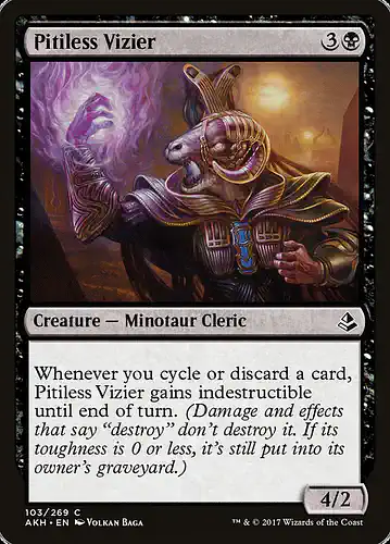 Pitiless Vizier - akh Spoiler