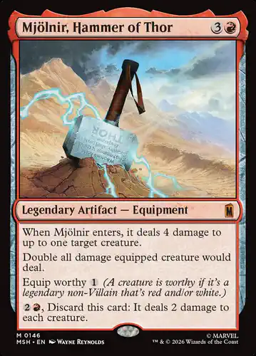 Mjölnir, Hammer of Thor - msh Spoiler