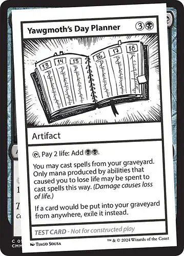 Yawgmoth's Day Planner - mb2 Spoiler