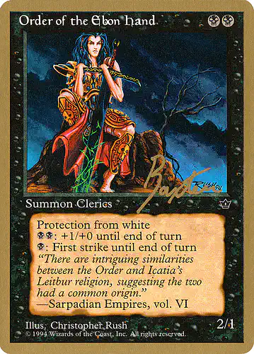 Order of the Ebon Hand - ptc Spoiler