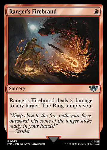 Ranger's Firebrand - ltr Spoiler