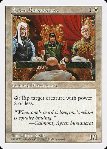 Aysen Bureaucrats - 5ed Spoiler
