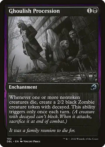 Ghoulish Procession - dbl Spoiler