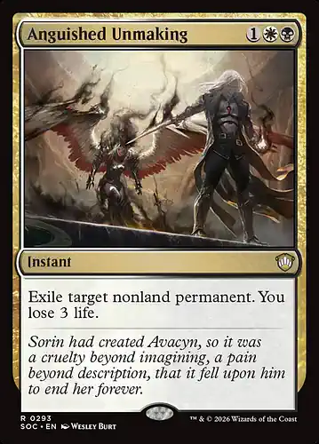 Anguished Unmaking - soc Spoiler