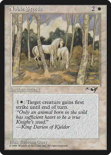 Noble Steeds - all Spoiler