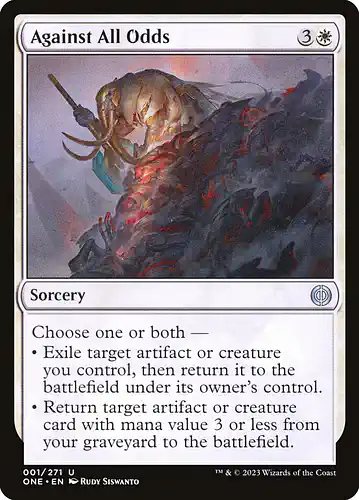 Against All Odds - one Spoiler