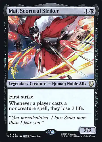 Mai, Scornful Striker - tla Spoiler