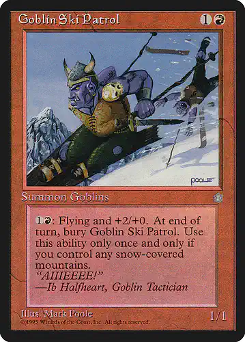Goblin Ski Patrol - ice Spoiler
