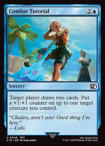 Combat Tutorial - fin Spoiler