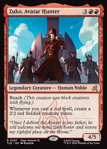 Zuko, Avatar Hunter - tle Spoiler