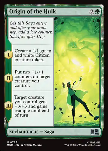 Origin of the Hulk - msc Spoiler