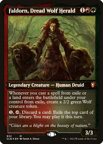 Faldorn, Dread Wolf Herald - clb Spoiler