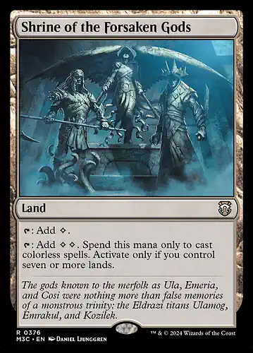 Shrine of the Forsaken Gods - m3c Spoiler
