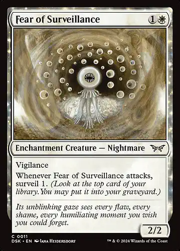 Fear of Surveillance - dsk Spoiler