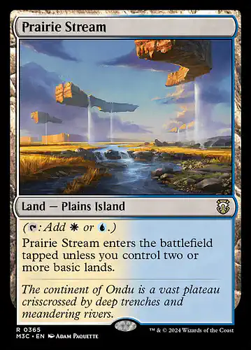 Prairie Stream - m3c Spoiler
