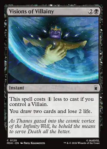Visions of Villainy - msh Spoiler