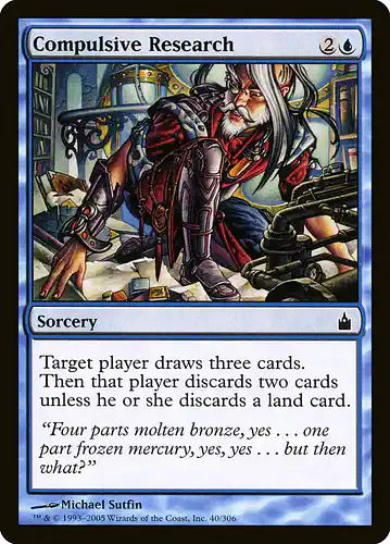 Compulsive Research - rav Spoiler