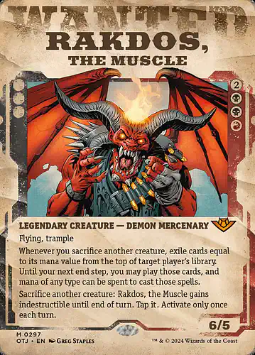 Rakdos, the Muscle - otj Spoiler