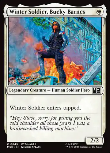 Winter Soldier, Bucky Barnes - msc Spoiler