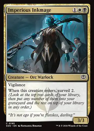 Imperious Inkmage - sos Spoiler