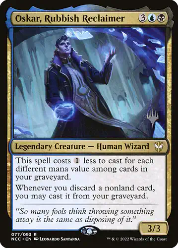 Oskar, Rubbish Reclaimer - ncc Spoiler