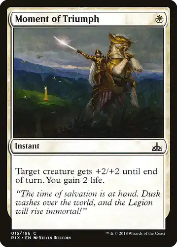 Moment of Triumph - rix Spoiler