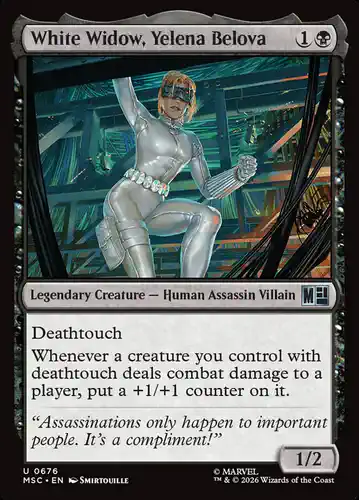 White Widow, Yelena Belova - msc Spoiler