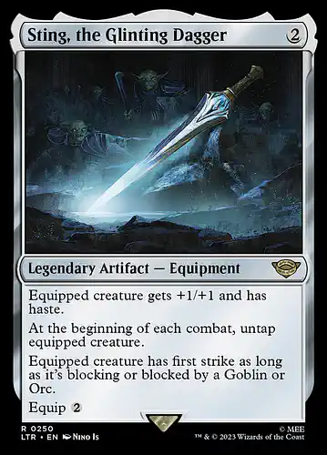 Sting, the Glinting Dagger - ltr Spoiler