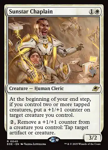 Sunstar Chaplain - eoe Spoiler