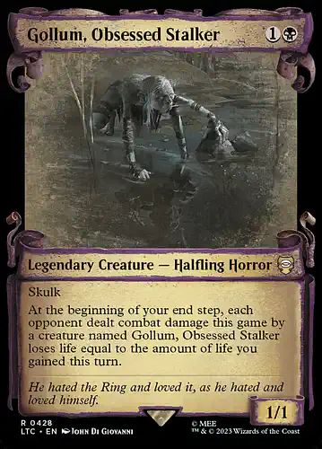 Gollum, Obsessed Stalker - ltc Spoiler