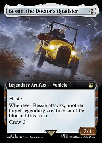 Bessie, the Doctor's Roadster - who Spoiler