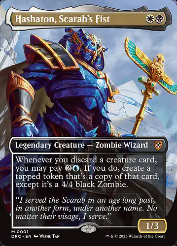 Hashaton, Scarab's Fist - drc Spoiler