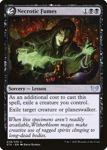 Necrotic Fumes - stx Spoiler