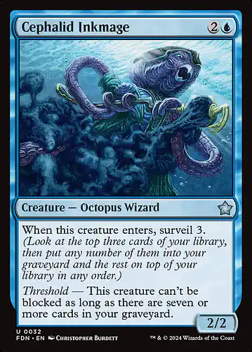 Cephalid Inkmage - fdn Spoiler