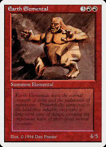 Earth Elemental - sum Spoiler