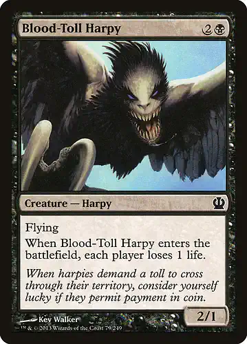 Blood-Toll Harpy - ths Spoiler