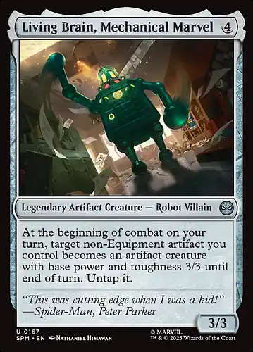 Living Brain, Mechanical Marvel - spm Spoiler
