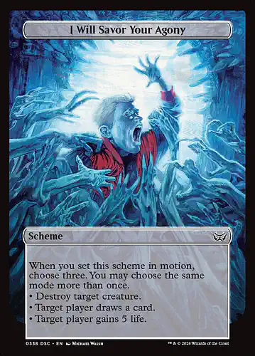 I Will Savor Your Agony - dsc Spoiler