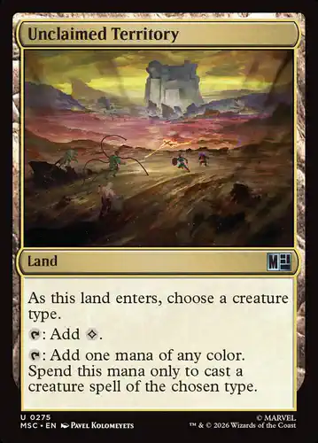 Unclaimed Territory - msc Spoiler