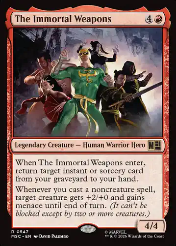 The Immortal Weapons - msc Spoiler
