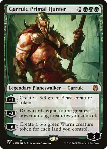 Garruk, Primal Hunter - c21 Spoiler