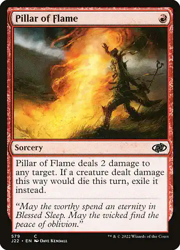 Pillar of Flame - j22 Spoiler