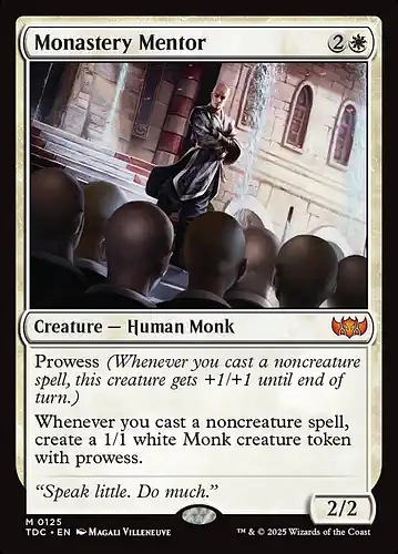 Monastery Mentor - tdc Spoiler