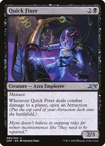 Quick Fixer - unf Spoiler