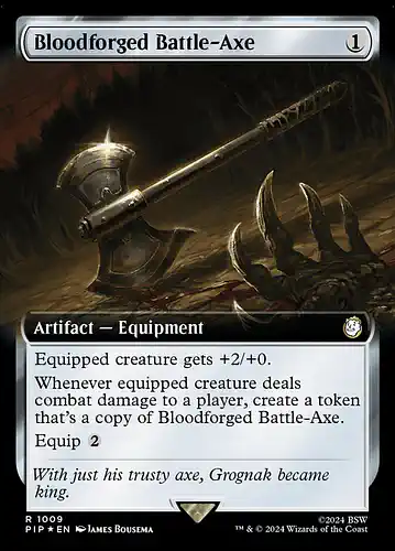 Bloodforged Battle-Axe - pip Spoiler