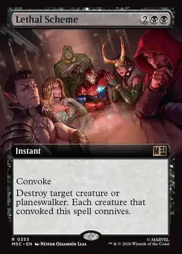 Lethal Scheme - msc Spoiler